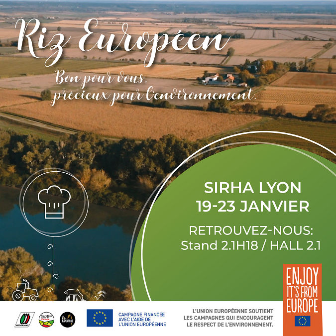 Le riz durable européen ouvre la nouvelle année au Sirha de Lyon