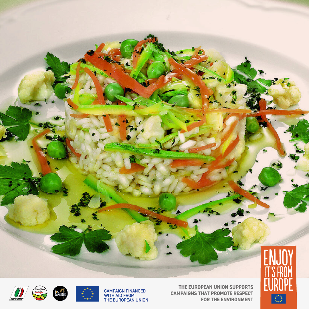 Rice Salad and Crispy Vegetables - Sustainable EU Rice