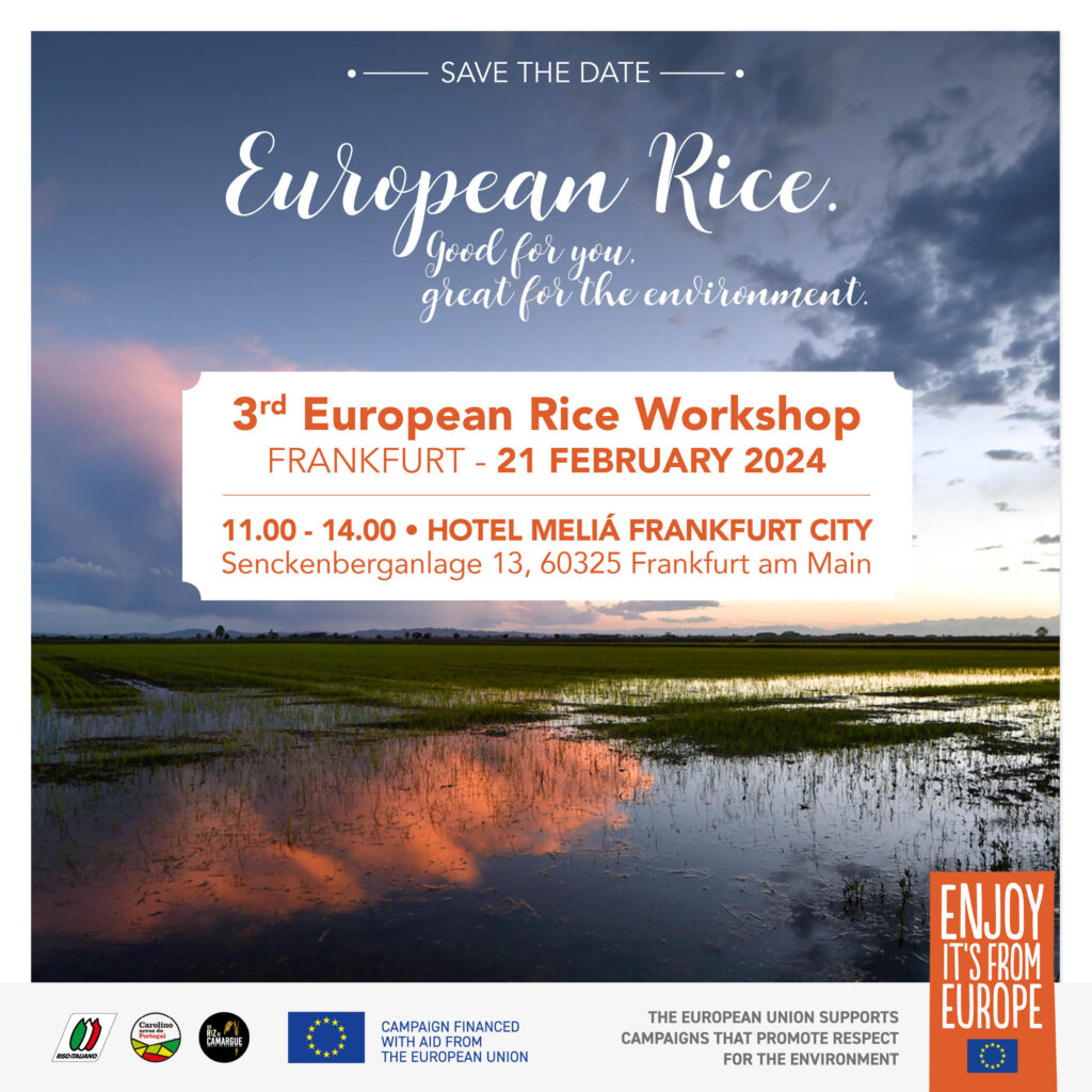 A Francoforte il 3° Workshop sul riso sostenibile europeo